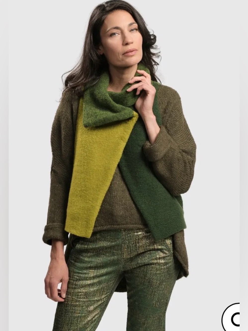 Alembika TWO TONE VEST, HUNTER